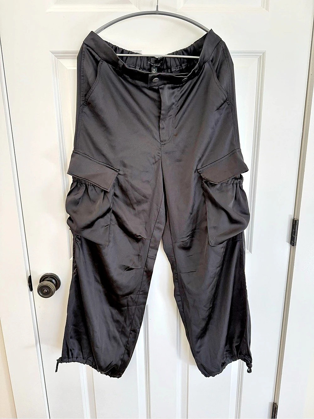 Banana Republic Cargo Jogger Pants in Black Size Medium NWT